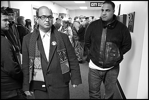 City Councilmember Mohammed Hassan (left) was denied a waiver to pay a fine for failing to submit his candidate financial statements on time.