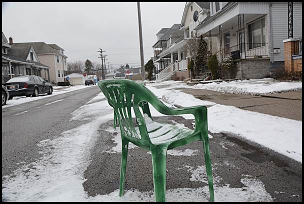 Want to save a parking space in front of your house? Better think twice, because the city is warning residents they could be ticketed for littering.