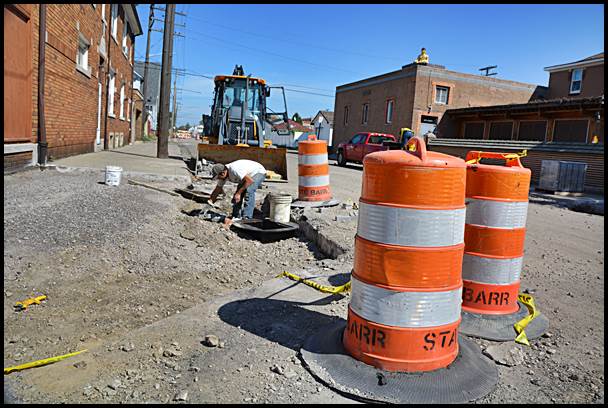 Casmere St. was recently milled down and repairs were made its foundation. New sidewalks at all of the intersections were also installed. Repaving the street will begin this coming Monday or Tuesday.