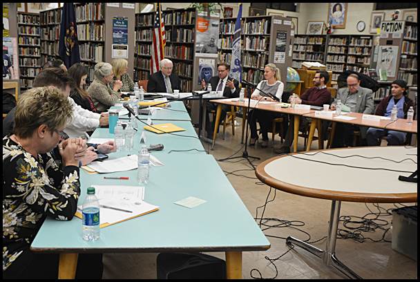 City and school officials held a joint meeting in December to announce a partnership to develop Veterans Memorial Park.